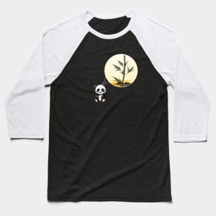 Panda Bamboo Island Baseball T-Shirt